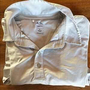Adidas Men's Gray Polo Shirt